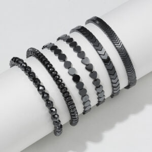 Hematite Hand-woven Adjustable Bracelet