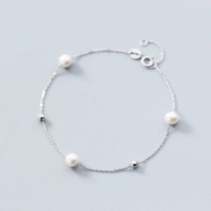 Temperament Beads Synthetic Pearl Bracelet
