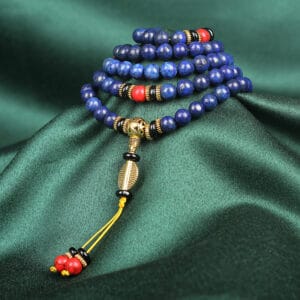 Natural 5A Imperial Lapis Lazuli 108 Beads Bracelet for men & women