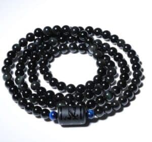 Natural Crystal Obsidian Bracelet