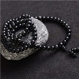 Natural crystal Obsidian rainbow Eye Beads Bracelet