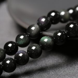 Natural Crystal Obsidian Bracelet