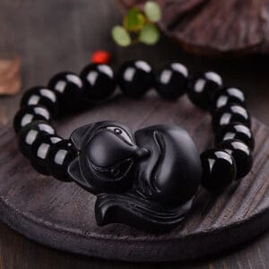 Natural obsidian bracelets for men and women