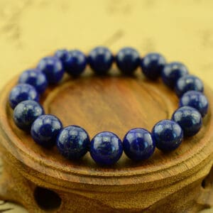 Single loop bracelet lapis lazuli bracelet