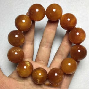 2.0 amber wood bracelet