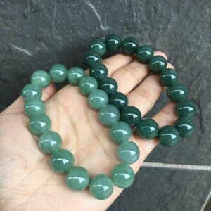 Ice oil jade bead bracelet necklace